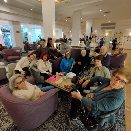 Eilat con los desplazados