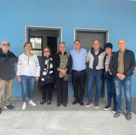 El viceintendente agradece a la filial las donaciones entregadas a soldados
              y desplazados por la guerra