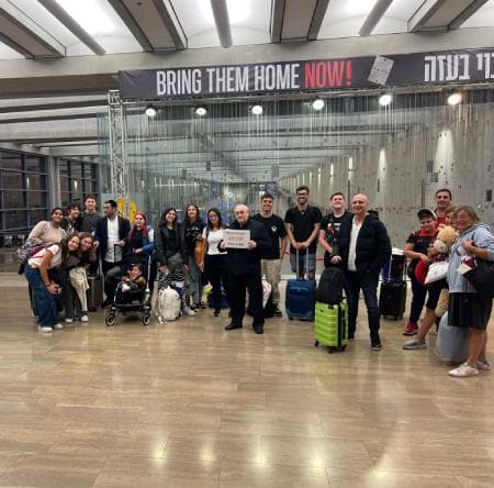 Recibiendo OLIM en el aeropuerto