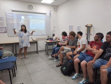 OLEI Jóvenes y Haifa en el Ulpan Etzion