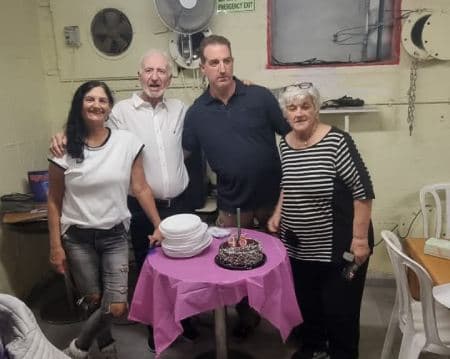 Festejando cumpleaños