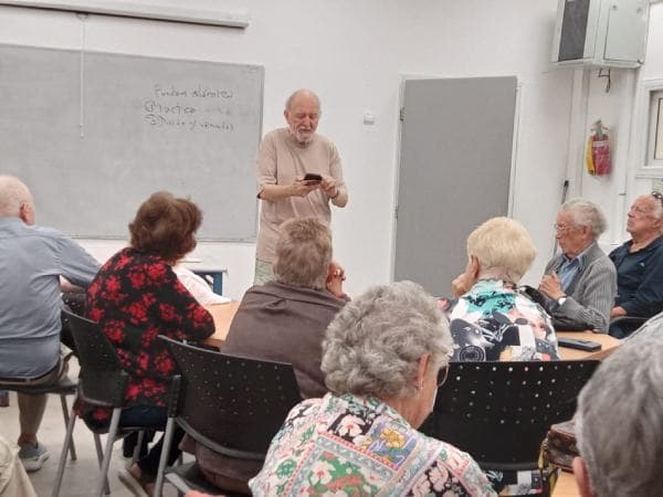 con el prof. Jaime Berman