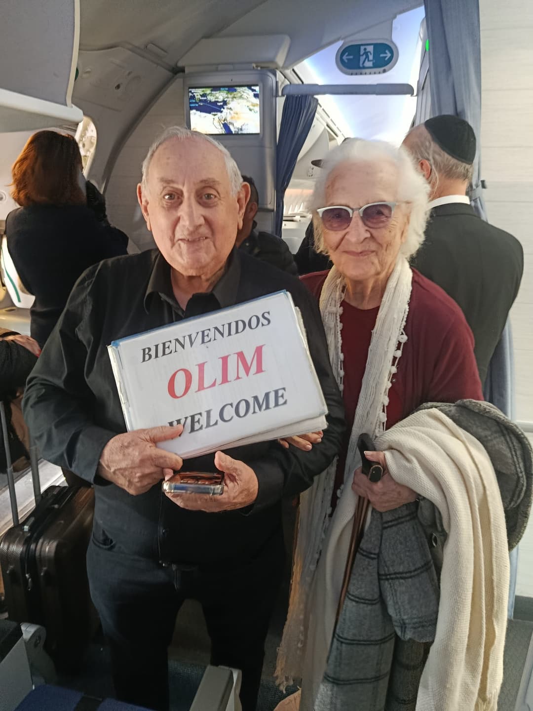 Una olá de 100 años recibida en Israel por Nahum