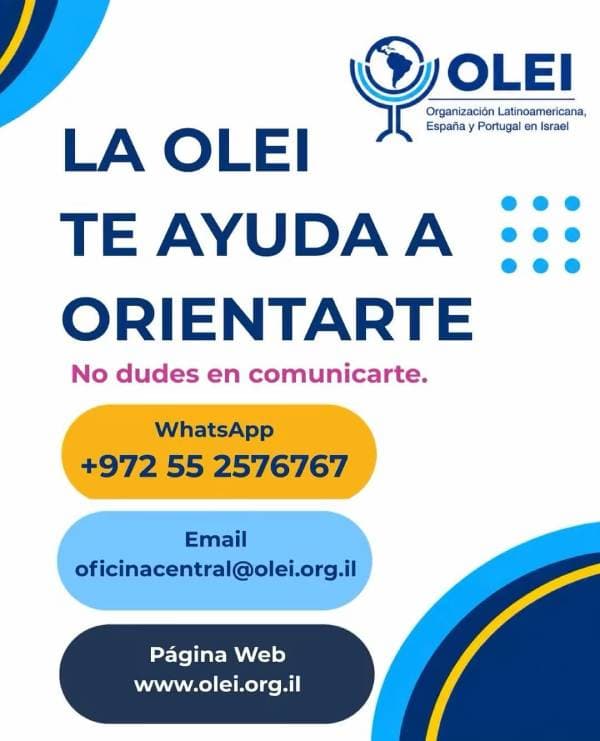 La OLEI te ayuda a orientarte con WhatsApp, email y pagina web