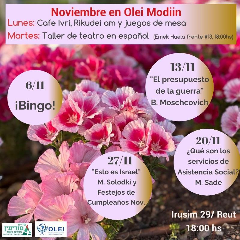 Actividades Modiin