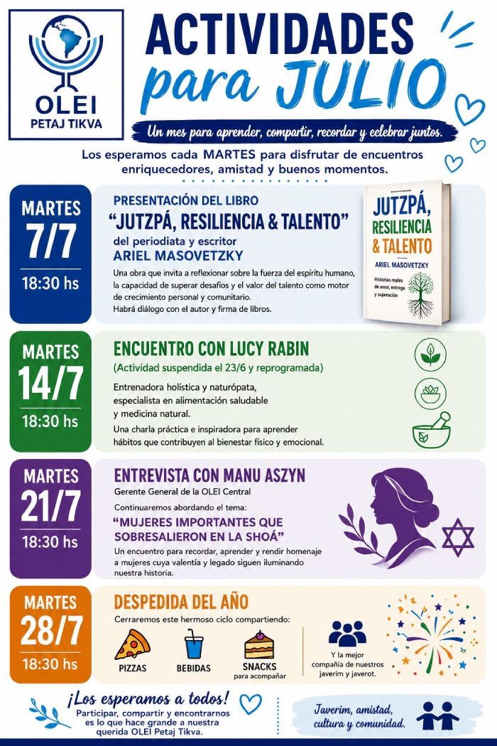 Actividades Petach Tikva