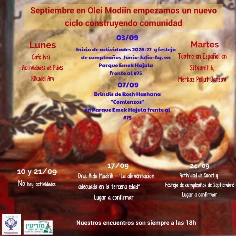 Actividades Petach Tikva