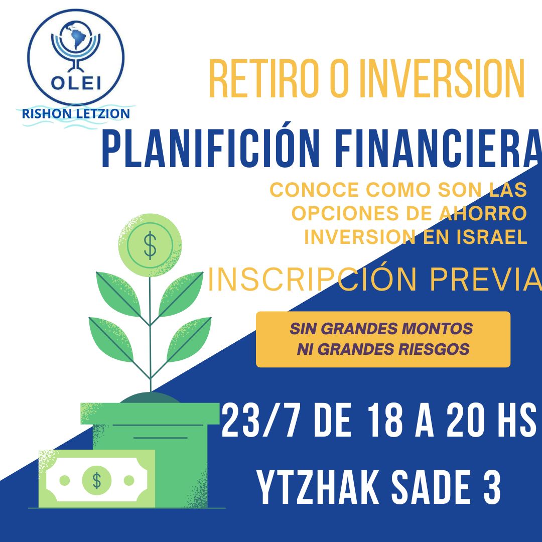 Taller sobre planificación financiera para olim